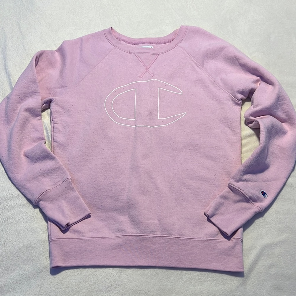 size small champion sweatshirt